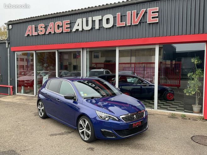 Cliquer pour voir la photo suivante Peugeot 308 2.0 BLUEHDI 180CH GT S&S EAT6 5P Bleu de 2016