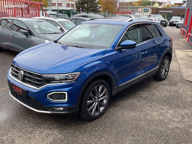 Volkswagen T Roc 2.0 TSI 190CH CARAT EXCLUSIVE 4MOTION DS Bleu de 2018