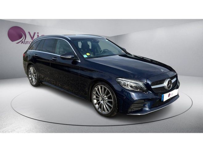 Mercedes Classe C Break 220 d BVA 9G-Tronic AMG Line - ENT BLEU FONCE de 2019