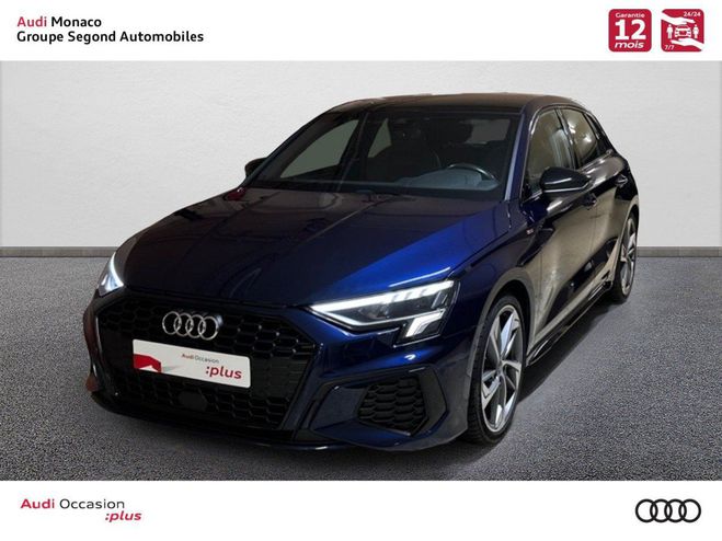 Audi A3 Sportback 35 TFSI Mild Hybrid 150 S tron Bleu de 2020