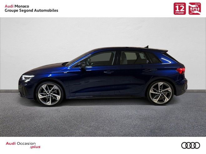 Audi A3 Sportback 35 TFSI Mild Hybrid 150 S tron Bleu de 2020