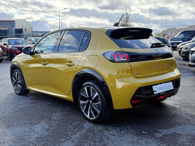Peugeot 208 1.2 100 CH GT CAMERA CARPLAY 3D COCKPIT Jaune de 2022