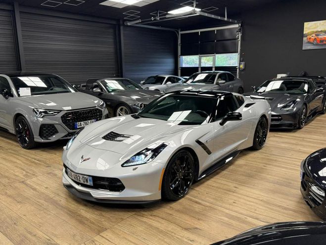 Cliquer pour voir la photo suivante Chevrolet Corvette C7 6.2 466 V8 STINGRAY BVM7 Gris Clair Métallisé de 2014