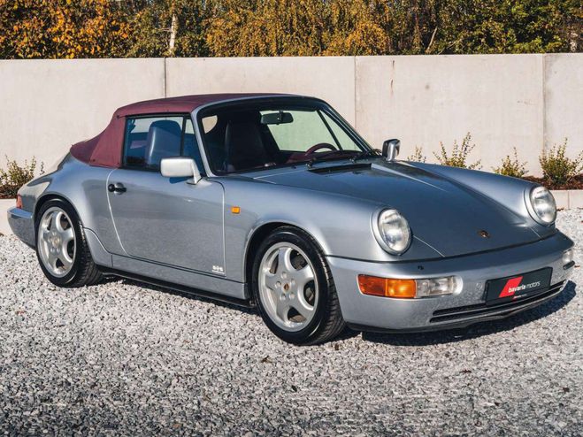 Cliquer pour voir la photo suivante Porsche 911 964 Carrera 2 Cabriolet Polar Silver Ger Argent Métallisé de