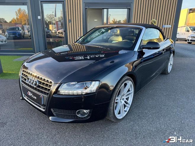 Audi A5 CABRIOLET 2.0 TFSI 211ch SLINE QUATTRO S Noir de 2010