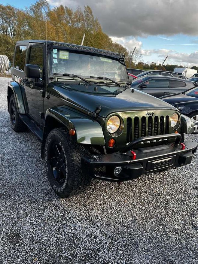 Cliquer pour voir la photo suivante Jeep Wrangler 2.8 CRD Sahara Bte-AUTO UTILITAIRE Vert Métallisé de