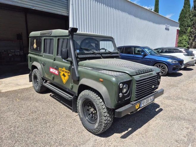 Cliquer pour voir la photo suivante Land rover Defender HT 110 2.5 TD SE****Prépa complète*** Vert de 2002