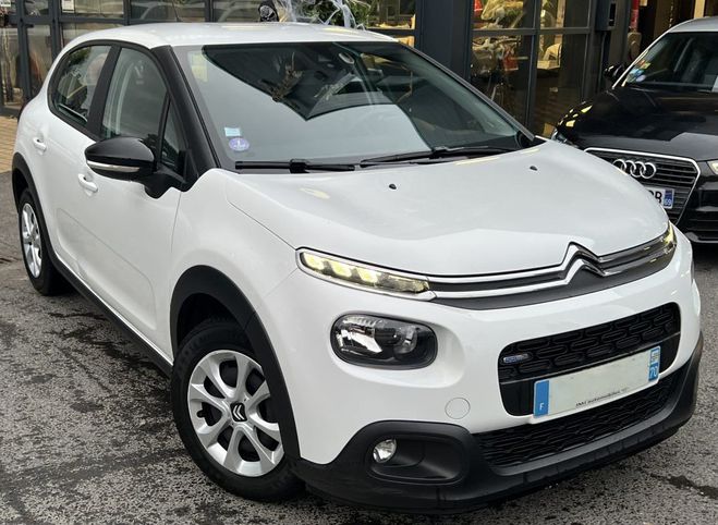 Citroen C3 III 1.2 82 Cv 5 PORTES / CRIT AIR 1 - GA Blanc de 2017