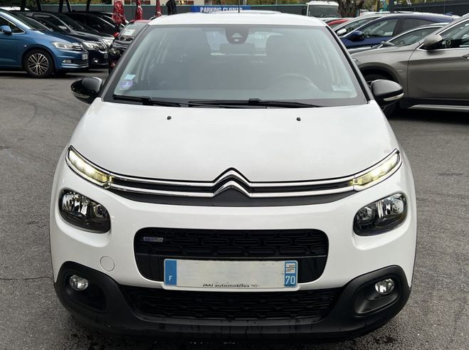 Citroen C3 III 1.2 82 Cv 5 PORTES / CRIT AIR 1 - GA Blanc de 2017