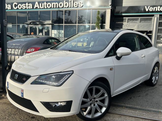 Seat Ibiza 4 IV SC PHASE 2 FR 1.2 TSI 105 Cv 1ERE M Blanc de 2012