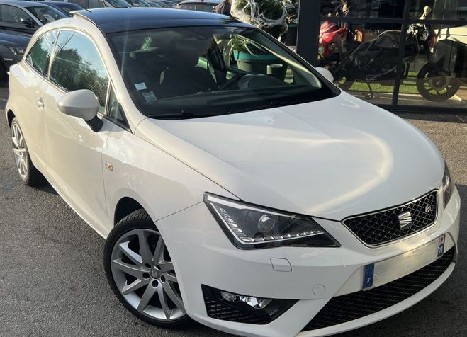Seat Ibiza 4 IV SC PHASE 2 FR 1.2 TSI 105 Cv 1ERE M Blanc de 2012
