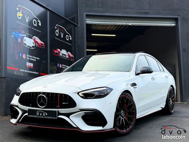 Cliquer pour voir la photo suivante Mercedes Classe C C63s AMG E-Performance 680 ch Française Blanc de 2024