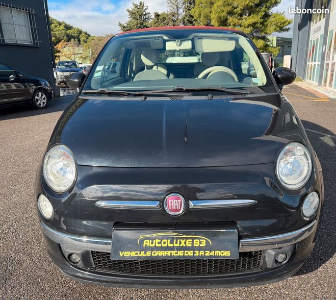 Fiat 500 cabriolet 1.3 multijet 95 cv garantie Noir de 2012