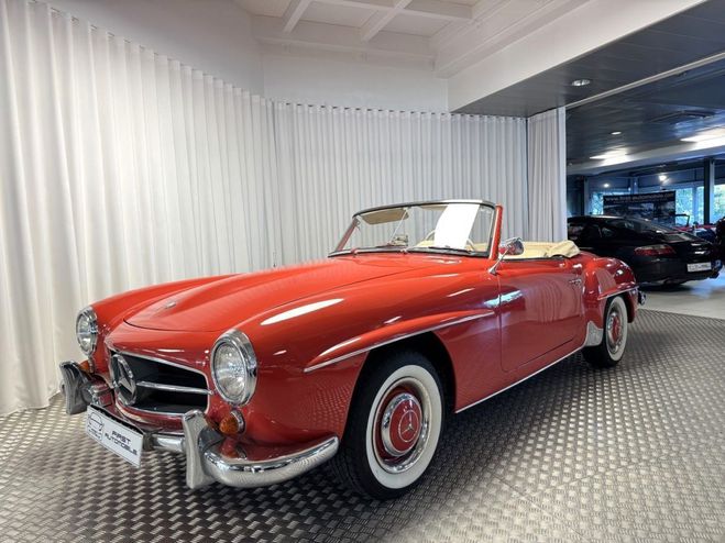 Cliquer pour voir la photo suivante Mercedes 190 SL CABRIOLET Rouge de 1962