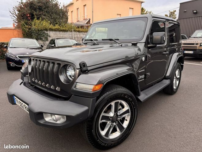 Jeep Wrangler (4) 2.2 Mjet 200 Sahara Auto Gris de 2018