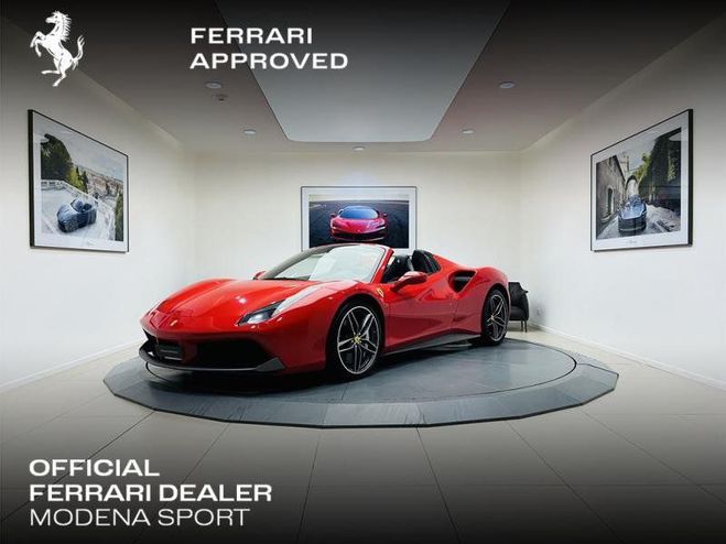 Cliquer pour voir la photo suivante Ferrari 488 Spider V8 3.9 T 670ch Rosso Corsa de 2017