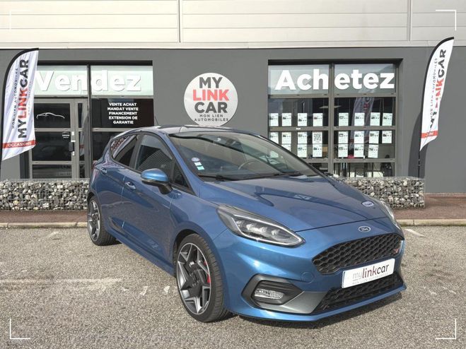 Ford Fiesta ST PLUS 1.5 ECOBOOST 200CV 1RE MAIN Bleu mtallis de 2018