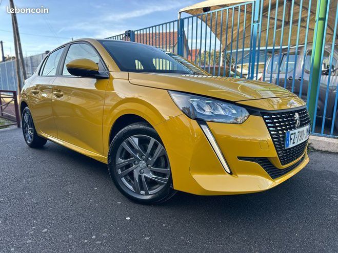 Peugeot 208 bote auto 100ch S&S allure Jaune de 2021