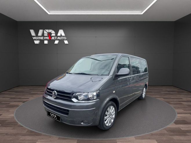 Cliquer pour voir la photo suivante Volkswagen Multivan T5 2.0 TDI 180 ch · DSG7 | Cuir Nappa | Gris de 2013