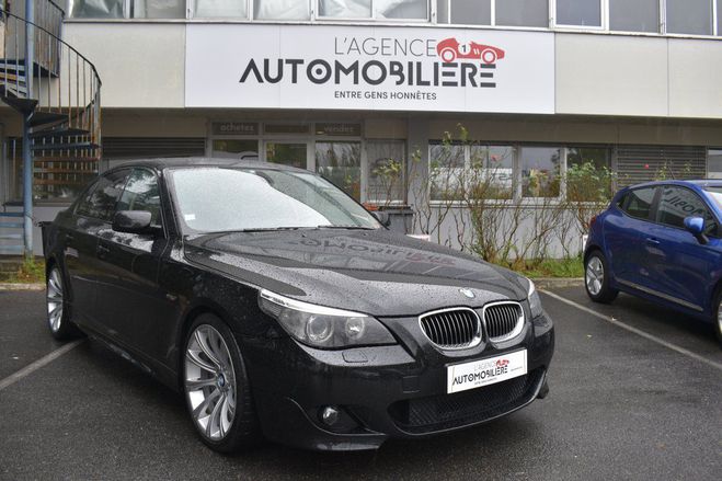 Cliquer pour voir la photo suivante BMW Serie 5 LUXURY M SPORT (E60) Berline 530d 3.0 d Noir de 2007