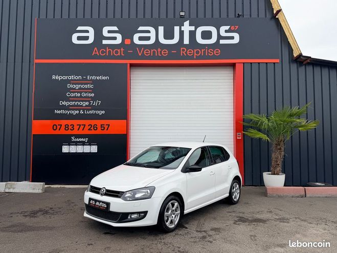 Cliquer pour voir la photo suivante Volkswagen Polo V 1.2 70 CV FINITION STYLE GPS RÉGULATEU Blanc de 2011