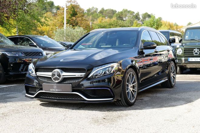Cliquer pour voir la photo suivante Mercedes Classe C 63 amg 476 ch break bva eco taxe payee t Noir de 2016