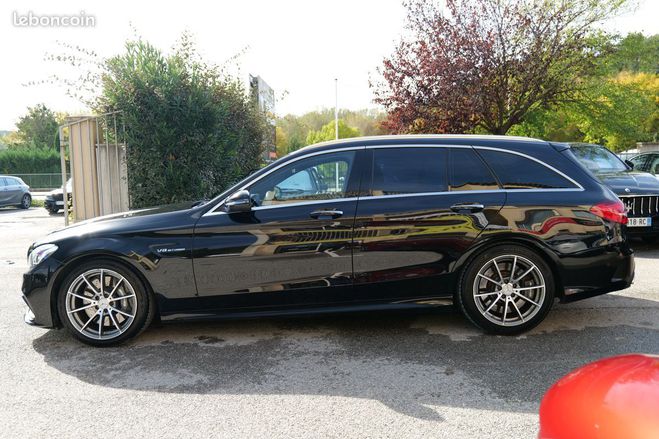 Mercedes Classe C 63 amg 476 ch break bva eco taxe payee t Noir de 2016