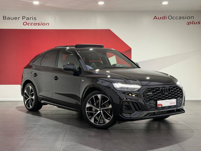 Cliquer pour voir la photo suivante Audi Q5 Sportback 55 TFSIe 367 S tronic 7 Quattr Noir de 2024