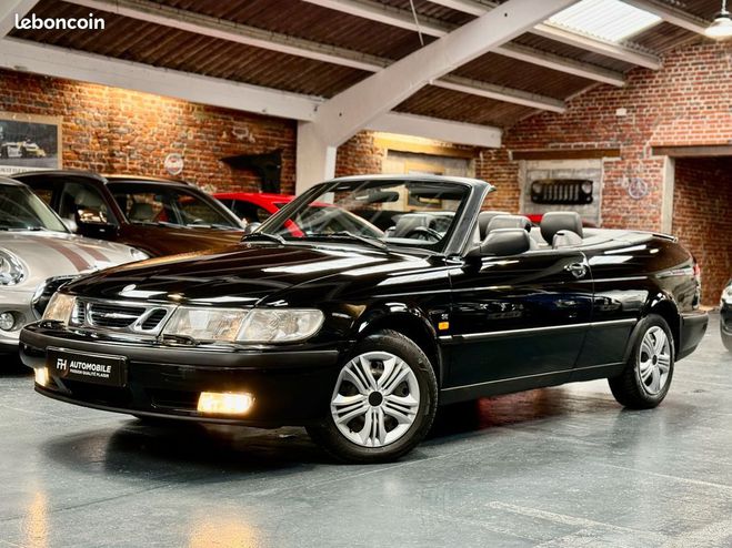 Cliquer pour voir la photo suivante Saab 9 3 Cabriolet SE 2.0L 154 ch Automatique Cli Noir de 2000