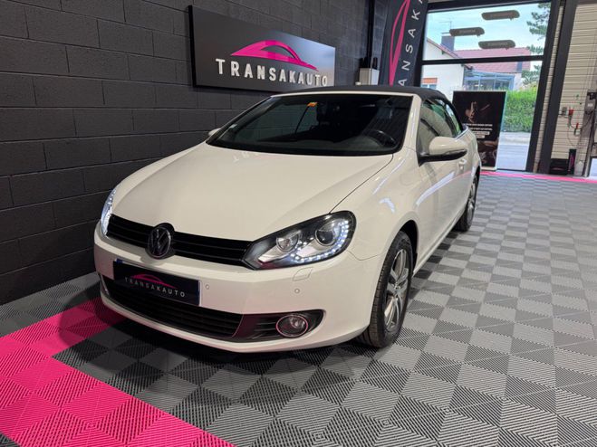 Volkswagen Golf CABRIOLET 1.4 TSI 160ch Carat Edition Blanc de 2011