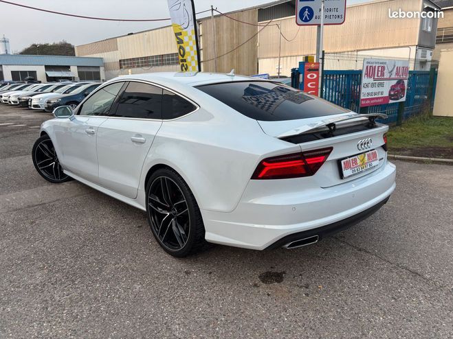 Audi A7 Sportback (2) V6 3.0 TDI 218 CH ULTRA AV Blanc de 2017