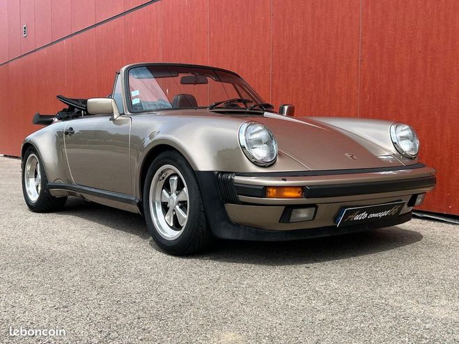 Porsche 911 cabriolet 3.0 204 ch turbo look Marron de 1982