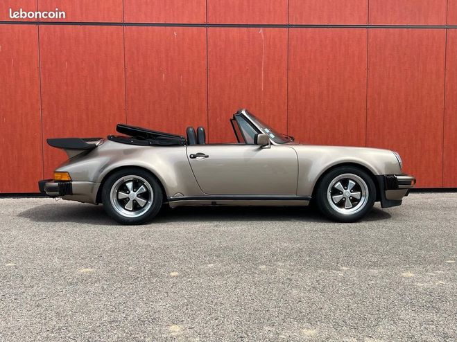 Porsche 911 cabriolet 3.0 204 ch turbo look Marron de 1982