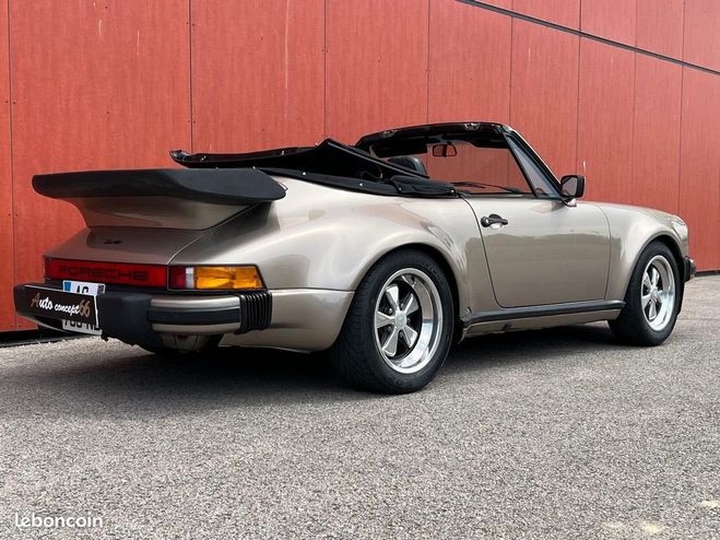 Porsche 911 cabriolet 3.0 204 ch turbo look Marron de 1982