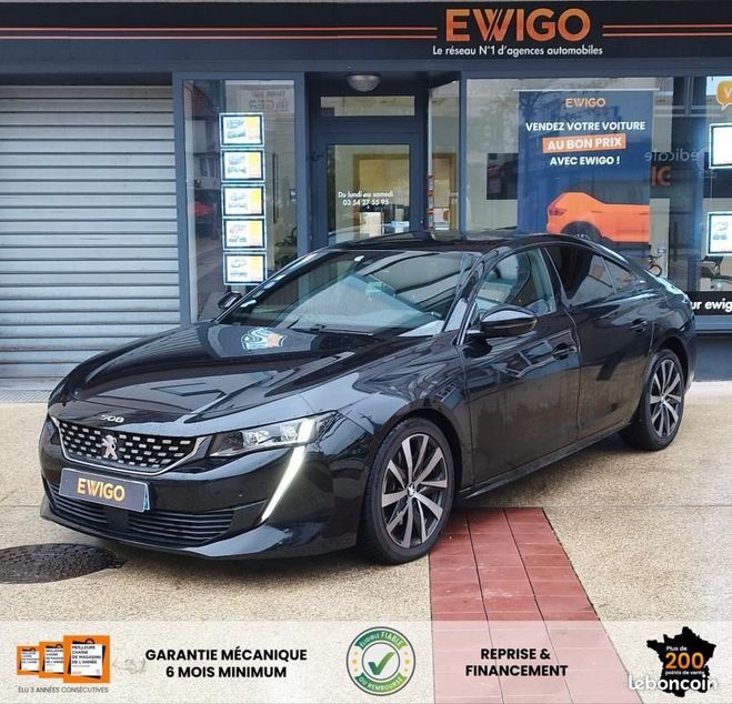 Cliquer pour voir la photo suivante Peugeot 508 1.6 225CH HYBRID PHEV GT LINE BVA 1ER MA Noir de 2020