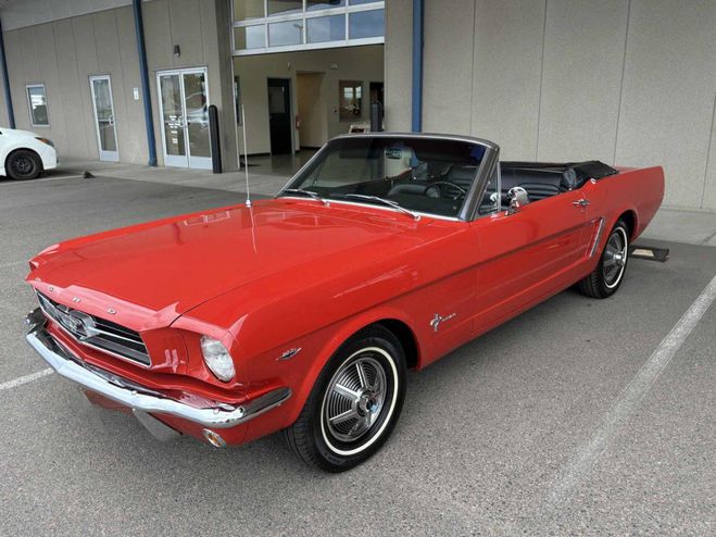Ford Mustang CABRIOLET 64 1/2 UNE DES TOUTES PREMIERE RAGOON RED de 1964