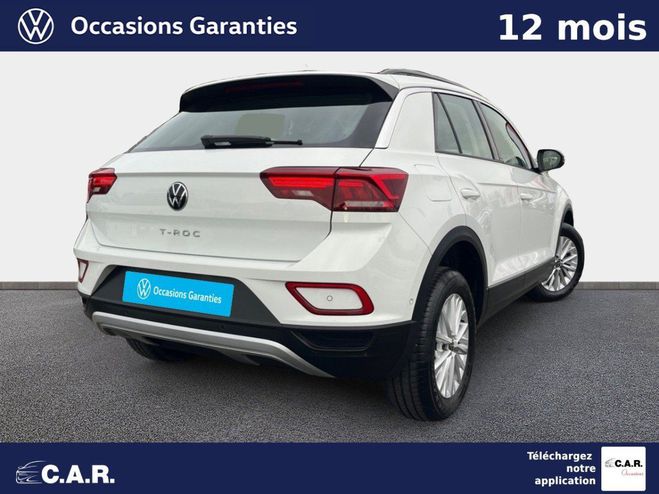 Volkswagen T Roc 1.0 TSI 110 Start/Stop BVM6 Life Blanc de 2022