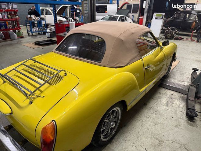 Volkswagen Karmann Ghia cabriolet 1973 restaure Jaune de 1973