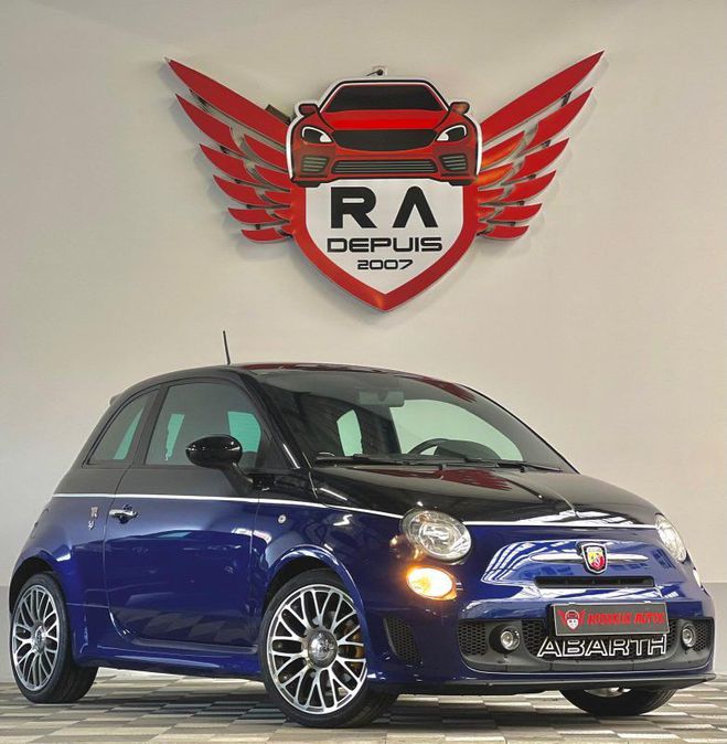 Cliquer pour voir la photo suivante Fiat 500 595 ABARTH 1.4 TURBO CUSTOM 140CH Bleu Métallisé de 2016