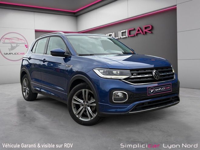 Cliquer pour voir la photo suivante Volkswagen T Cross 1.0 TSI 115 Start/Stop DSG7 R-Line / gar Bleu de 2020