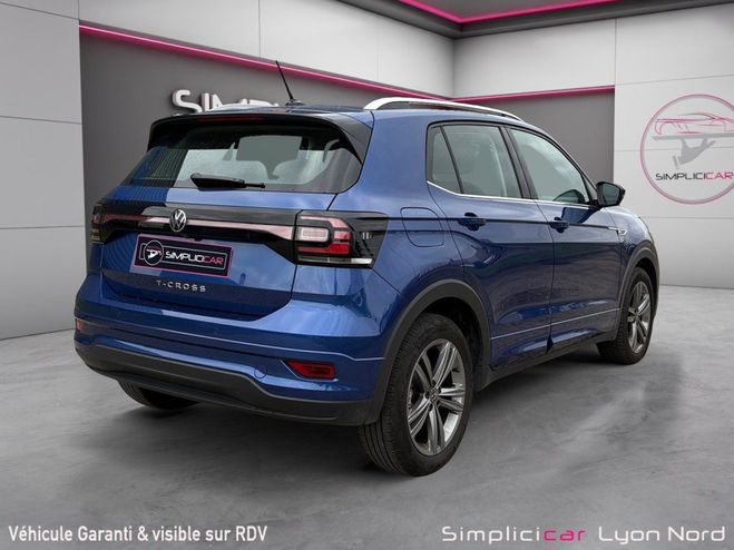 Volkswagen T Cross 1.0 TSI 115 Start/Stop DSG7 R-Line / gar Bleu de 2020
