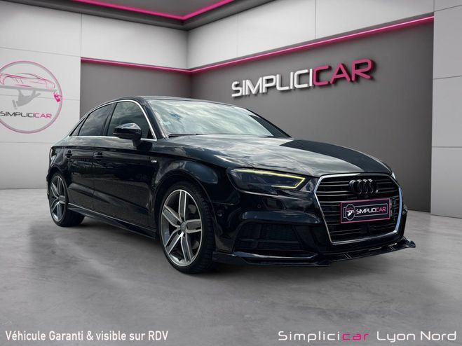 Cliquer pour voir la photo suivante Audi A3 BERLINE 2.0 TDI 150 S Line S tronic 6 Ba Noir de 2016