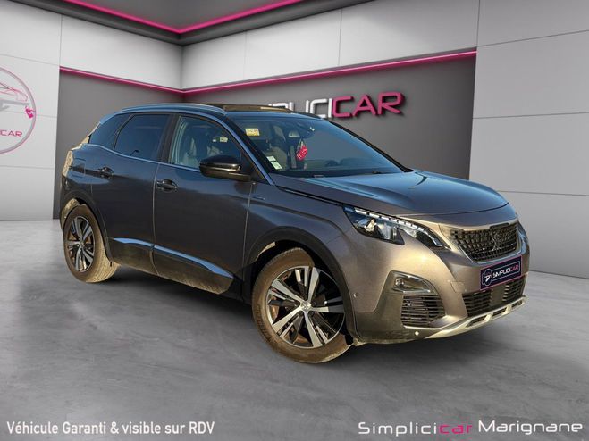 Peugeot 3008 1.6 BlueHDi 120ch EAT6 GT Line Toit Ouvr Gris de 2017