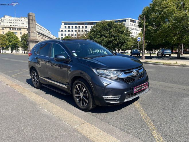 Honda CRV V HYBRID 2.0 i-MMD 4WD Exclusive Bleu de 2019