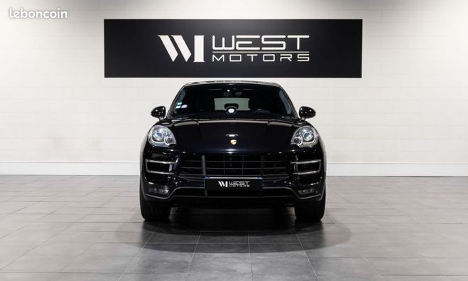 Porsche Macan Turbo V6 400 ? FRANAIS Toit Pano Cam PD Noir de 2015
