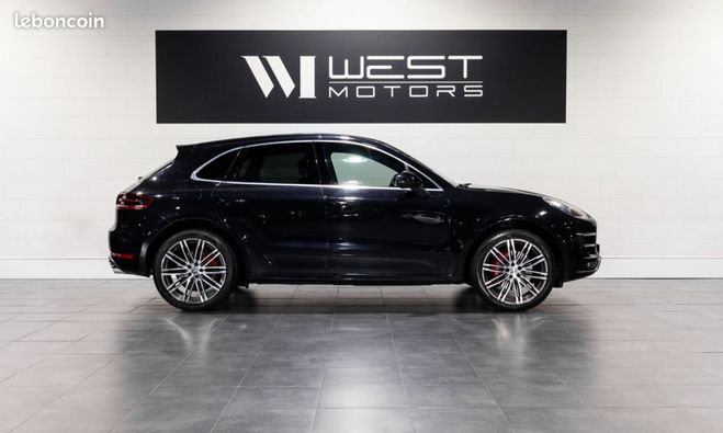 Porsche Macan Turbo V6 400 ? FRANAIS Toit Pano Cam PD Noir de 2015