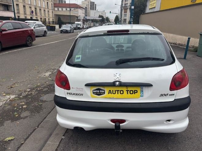 Peugeot 206 1.4 HDI TRENDY 5P BLANC de 2007