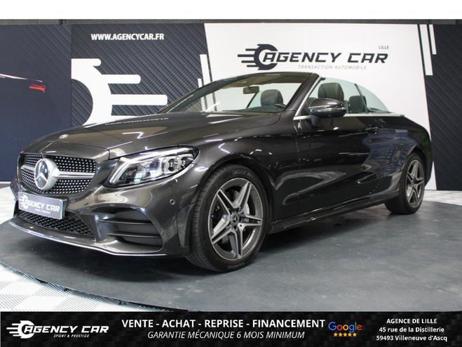 Cliquer pour voir la photo suivante Mercedes Classe C 220 d Cabriolet BVA 9G-Tronic Phase 2 AM GRIS FONCE de 2019