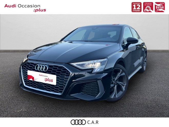 Cliquer pour voir la photo suivante Audi A3 Sportback 30 TFSI Mild Hybrid 110 S tron Noir de 2023