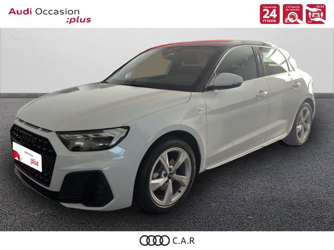 Cliquer pour voir la photo suivante Audi A1 Sportback 30 TFSI 116 ch S tronic 7 S Li Blanc de 2025